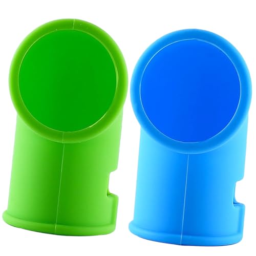 BUGUUYO Desviadores de liberación de Vapor para ollas a presión, 2 Piezas de Silicona Resistente, Colores Verde y Azul, Accesorios compatibles para Cocina Segura y Control de Vapor