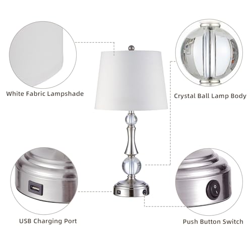 Roria FBA-8805B Modern Table Lamp For Living Room Bedroom thumb #5