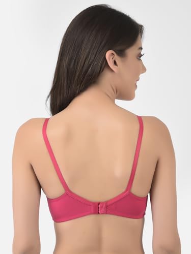 Image of Softline Women's Cotton Blend Wire-Free Non-Padded Cut & Sew | Full Coverage Bra Combo | Comfortable & Supportive Everyday Wear (Pack of 2)
