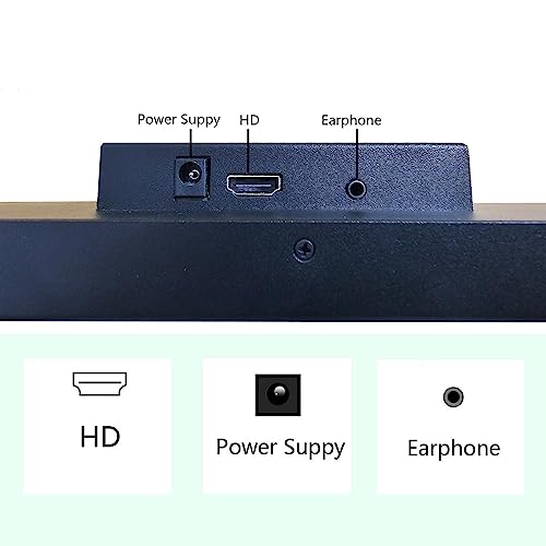 Image of VSDISPLAY 10.3'' 1920x720 Portable LCD Monitor Small Stretched Bar Display | 850 Nits Brightness, for DIY Computer /PC /Game Monitoring Second Screen Panel