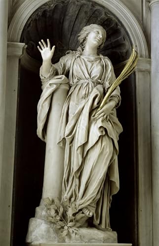 Tableau Sainte Bibiana Bernini impression sur toile 60x90cm pour déco bureau