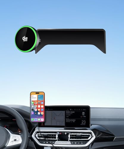 Cargador de coche inalámbrico de 25 W con soporte magnético MagSafe estable para BMW X3