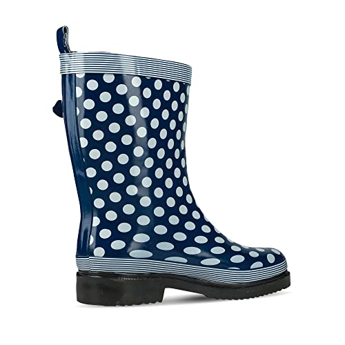 Bockstiegel Dorin-k Gummistiefel in Übergrößen Mehrfarbig 10219_2_2_6_2 dk-blau/Multi große Unisexschuhe, Größe:39