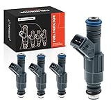 A-Premium Fuel Injectors Compatible with Ford Escape 2001-2004 & Focus 2000-2004, Escort 1999-2003, Contour 1999-2000 & Mercury Cougar, Mystique 2.0L, Set of 4, Replace# 0280155887