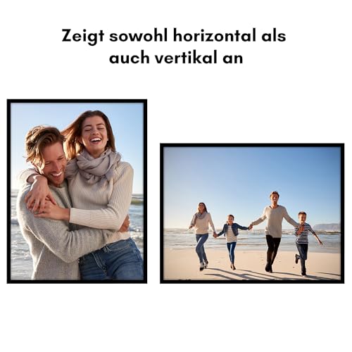 Americanflat Bilderrahmen 45x60 cm - schmaler Bilderrahmen - Schwarz – Ansicht 4