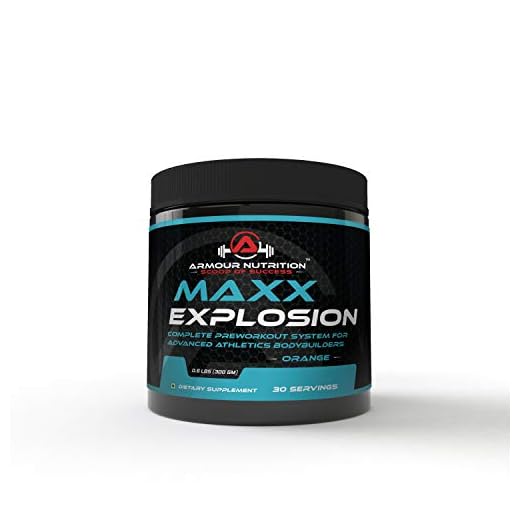 ARMOUR NUTRITION Orange Flavour 300gms Maxx Exploison 30 Servings Pre-Workout Supplement