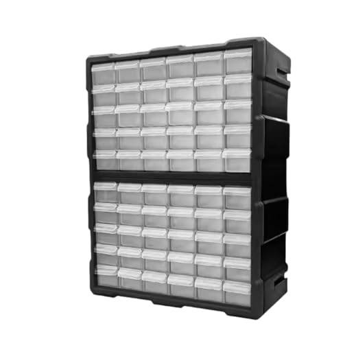 WIOLE ��e�ʑ��@�\���[�P�[�X �������[ �����o�� �����v���X�`�b�N 18�i �O���[�� �Ǌ|�� �������� �f�X�N�g�b�v���[ ���i�q���� �ςݏd�ˉ\ �g�����L���r�l�b�g (60�i,�u���b�N)