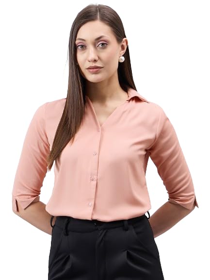 style quotient Women Solid Polymoss Regular Formal Shirt-picture-17
