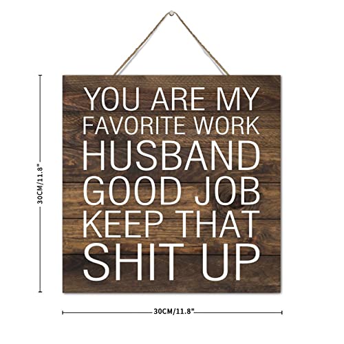 Plaque en bois moderne suspendre au format compact de 30,5 cm