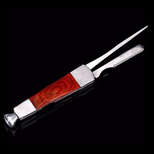 Pipe Tool,ASDOMO Reamer Pick 3-in-1 Tool, Smoking Wood Stainless Stee Tobacco Pipe Cleaning Tool