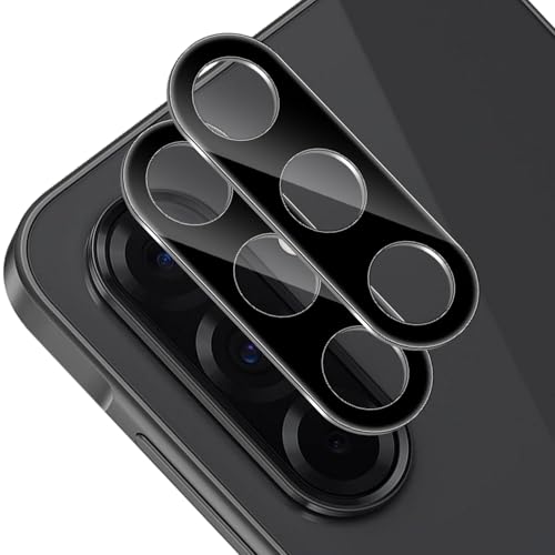 Xunzii 2 Pièces Protection Objectif Caméra Arrière pour Samsung Galaxy A17/A26/A36 5G - [Noir], 9H Dureté Ultra Résistant Anti-Rayures Verre Trempé...