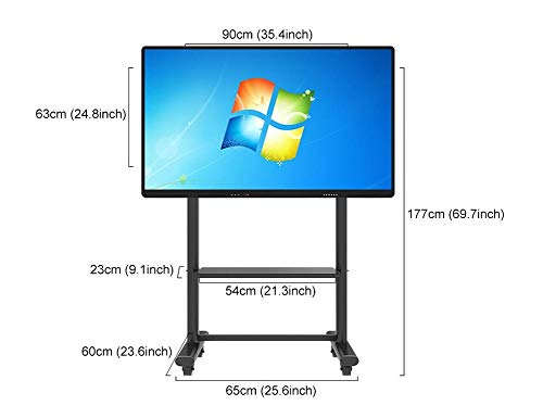 Soporte móvil ultra resistente para TV 55 a 95 pulgadas miniatura 2