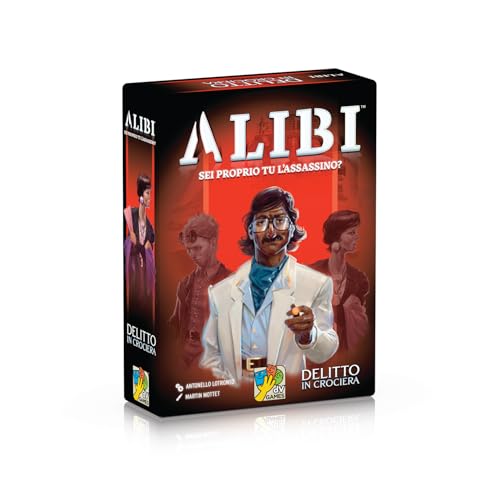 Alibi - Delitto in Crociera - Gioco Deduttivo Competitivo per Adulti e Ragazzi dai 14 Anni - 5-6+ Giocatori - Durata 60min - Edizione Italiana