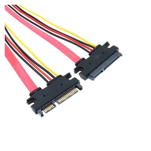 Cable Extensor SATA 30 cm 22 Pin Male a Female miniatura 2