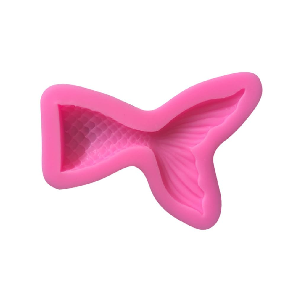 NIXNUT Fondant Cake Chocolate Mould Silicone Cookie Candy Mould Baking DIY Kitchen Tool Party Decorating Mermaid Fish Tail Shape - Image 2