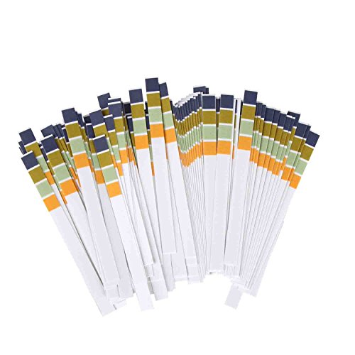 ESEE pH Test Strip 0-14, 0.5 Precision 100CT, ESEE pH Strips pH Test Drinking Water Test Paper Food Pool Aquarium White