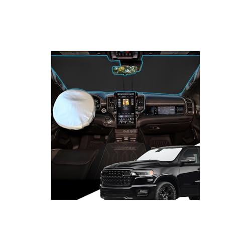 Pare-soleil avant pour Dodge RAM 1500 idéal pour le camping