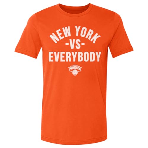 500 LEVEL New York Knicks Vs. Everybody Shirt (Orange XX-Large)