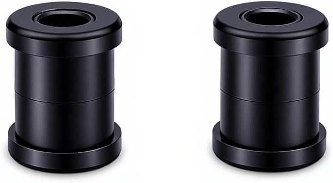 Polyurethane Handlebar Riser Bushings Kit Compatible with Harley Big Twin 1973-2018 & Sportster XL 883 1200 - Heavy Duty Anti-Vibration Damper Mounts - Replaces 56157-85T - Black​