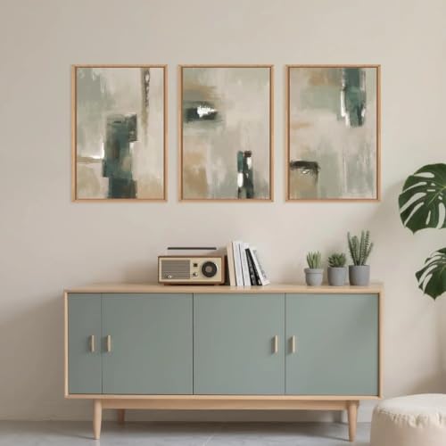 Lienzos decorativos abstractos para renovar la energía de tu sala de estar o comedor 5