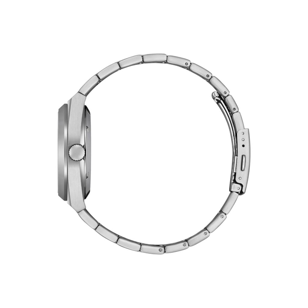 Citizen Vagary by Montre homme automatique G.Matic 101 IX3-611-51 | Boîtier en acier 38 mm | Cadran noir à rayures avec date | Mécanique à vue | Plongeur 10 ATM