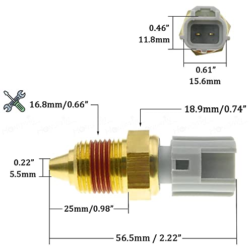 Sensor de temperatura do refrigerante F5AF-12A648-AA, F5AF12A648AA para Ford F150 250 350 450 550 pa