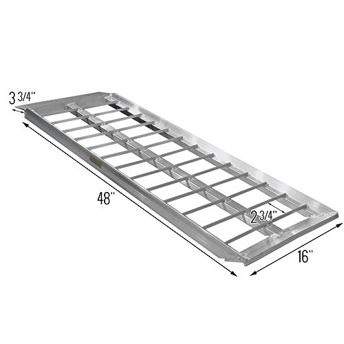 Black Widow 48" Straight Aluminum Trailer Loading Ramps #TOP1