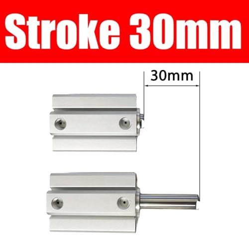 Vérin pneumatique SDA63 course 30mm à double action fluide - 3