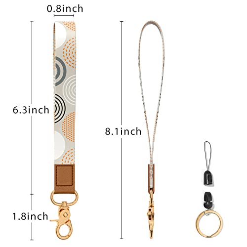 Image of Wrist Lanyard Key Chain, Wristlet Strap Keychain Holder for Women Men Car Keys Wallet Card Phone