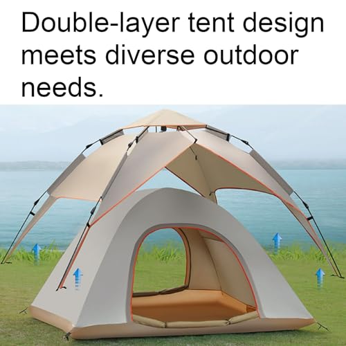 Carpa automática para camping 2-3 personas portátil miniatura 7