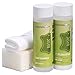 Produktbild KERALUX 4-teiliges Pflegeset P für pigmentierte Glattleder, 200 ml Reiniger, 200 ml Pflege, Schwamm, Tuch. Mit Imprägnierung und Lichtschutz