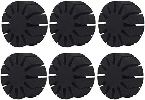 Namvo 6 Pcs Portable Round EVA Foam Arrow Protection Rack Separator Holder Outdoor Hunting Archery Protective Gear Tool Hold 12 Arrows