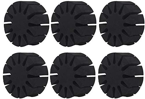 Namvo 6 Pcs Portable Round EVA Foam Arrow Protection Rack Separator Holder Outdoor Hunting Archery Protective Gear Tool Hold 12 Arrows
