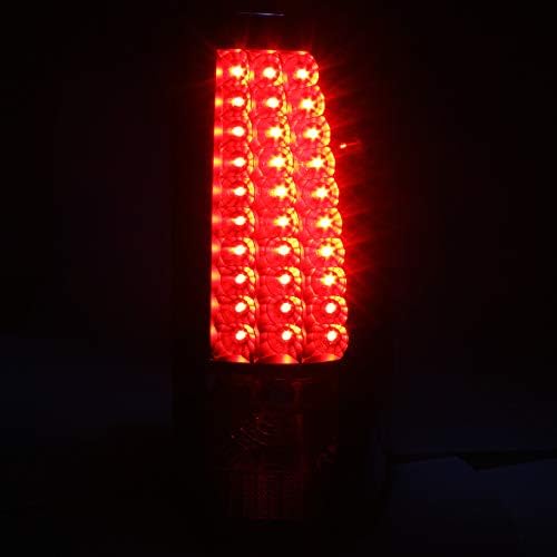 AKKON - For 03-06 Chevy Silverado 04-06 GMC Sierra Pickup Truck Black LED Tail Lights Brake Lamps Replacement