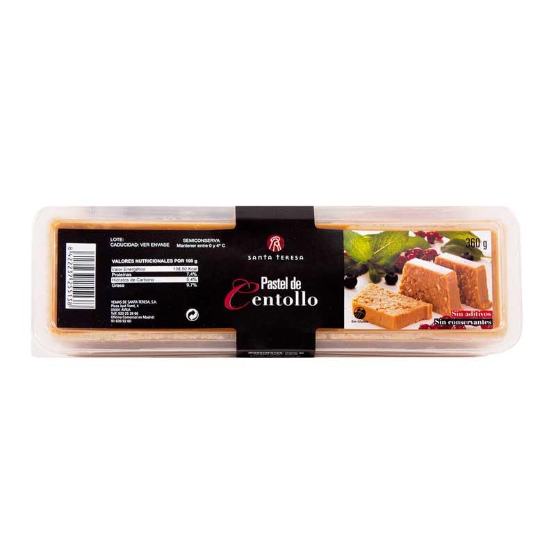 Santa Teresa - Pastel De Centollo - 100% Natural, Elaborado Artesanalmente Sin Aditivos, Sin Conservantes Y Sin Gluten - 360g