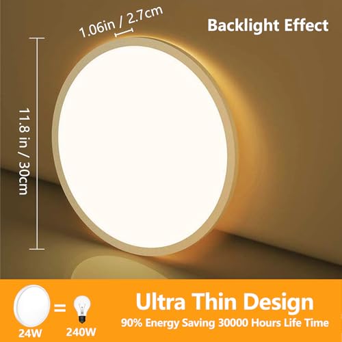 Plafonnier LED dimmable avec télécommande pour ajuster l'ambiance lumineuse - 4