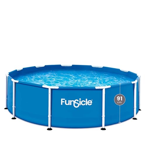FUNSICLE Piscine Tubulaire Ronde Ø3,66m x 91cm