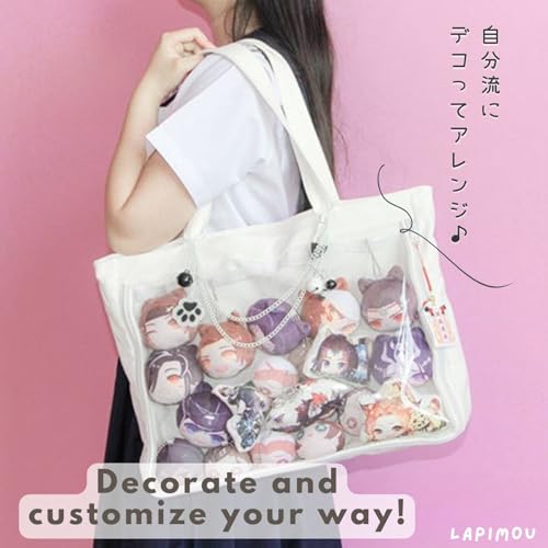 Bolso Tote de Lona Grande Ita Cute Kawaii Anime miniatura 6