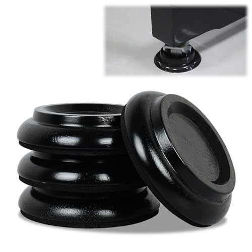 Almohadillas de Piano Verticales, Almohadillas de Piano de Cola, Almohadillas para Patas de Piano, Protección para Patas de Piano, Antideslizante, Insonorizado, para Pianos, Sofás, Camas, 4 Piezas