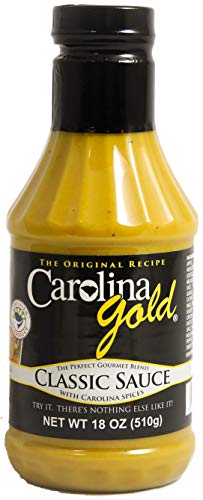 Carolina Gold Classic, BBQ Sauce, 18-Ounce (Pack of 6)