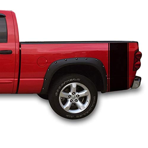 2 X Stickers Truck Bed Or Car Stripe Compatible With Dodge Hemi Turbo Ram Pick Up Fit All Models #TOP6