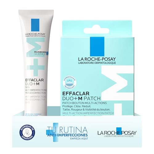 La Roche-Posay Effaclar Duo+M Tratamiento Anti-Imperfecciones 40 ml + Parches Effaclar Duo+M