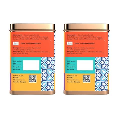Image of Home Kouzina Hyderabadi Biryani Masala - 150g (Pack of 2)| For Authentic Hyderabadi Veg, Mutton, Chicken Biryani | No Artificial Additives | Made in Small Batches | 100% Natural Ingredients| Traditional Recipe