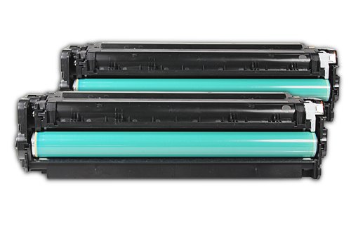 Toner HP Color LaserJet CM2320 EI MFP CC530AD pack 2x noir pour grands volumes de pages