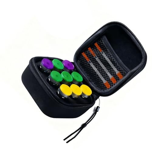 Coolings Travel Coolers Organizers with 9 Slot for Standard Vials Case for Travel Supplies Storage Coolings Vial Protectors Hold