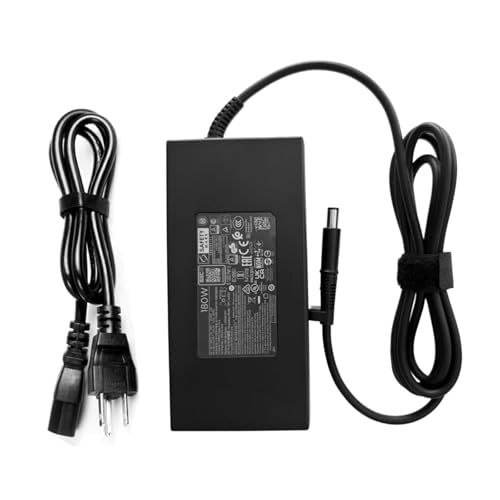 Genuine 180W AC/DC Adapter Compatible with HP Envy Curved 34-a010 34-a051 34-a022 34-a001a 34-a027c 34-a150 34-a009 34-a041 34-a001la 34-a101d 34-a172cn All-in-One Desktop PC Power Supply Charger