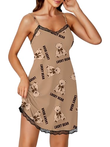 Image of Vrtige Women's Sexy Lace V Neck Nightgown