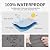 Easy-Going Waterproof Outdoor Loveseat Cover Heavy Duty Patio Furniture Couch Cover Windproof Durable (54Wx38Dx35H inch, Gray/Dark Gray)