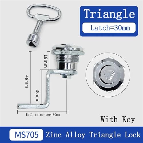 Boîte de compteur électrique serrure MS705 loquet de fermeture - 3