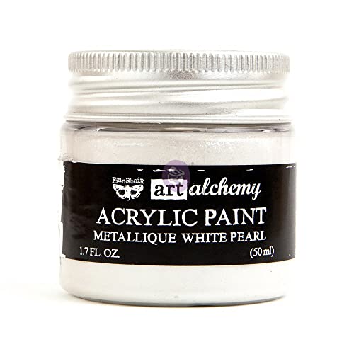 Prima Marketing 655350964436 Art Alchemy - Metallique - White Pearl
